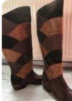 Tango laarzen maat 38, Ophalen of Verzenden, Gedragen, Bruin, Dansschoenen