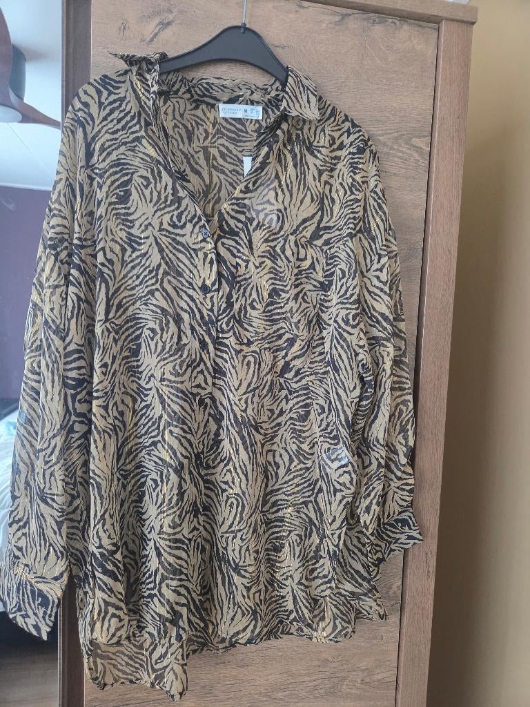 Blouse van Primark, Primark, Beige, Maat 42/44 (L), Nieuw