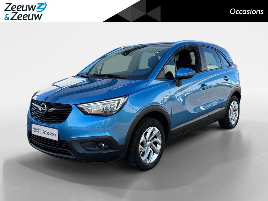 Opel Crossland X 1.2 Turbo Innovation | Trekhaak | Navigatie, Auto's, Opel, 12 maanden, Gebruikt, 1199 cc, Blauw