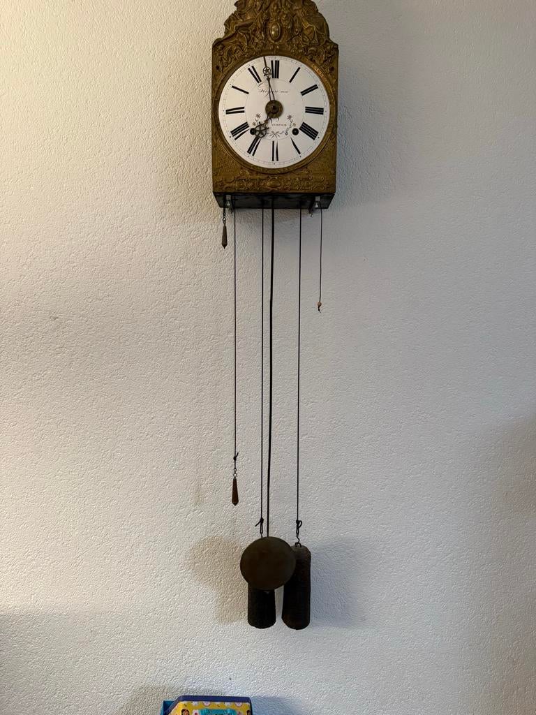 Antieke wandklok, Antiek en Kunst, Antiek | Klokken, Ophalen of Verzenden