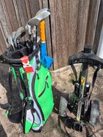 Complete golfset  + kar, Ophalen of Verzenden, Gebruikt, Set