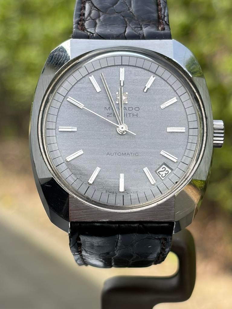 Movado Zenith Surf Horloge uit 1969 - Vintage Collectie, Overige merken, Staal, Polshorloge, Ophalen of Verzenden