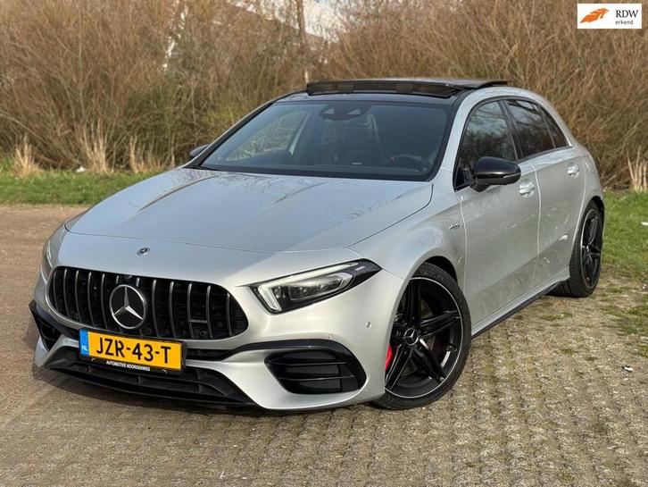 Mercedes-Benz A-klasse AMG 45 S 4MATIC+ / PANORAMA, Auto's, Mercedes-Benz, Bedrijf, Te koop, A-Klasse, 360° camera, 4x4, ABS, Achteruitrijcamera