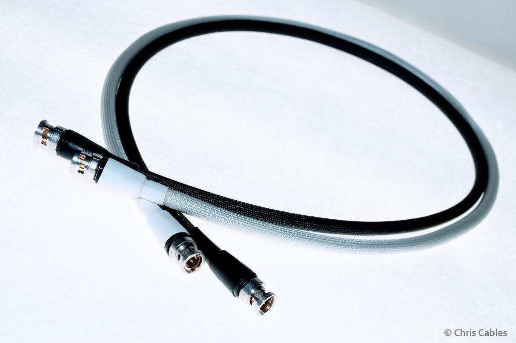 'The Crafty Coax' 75-Ohm digital COAX kabel van Chris Cables, Verzenden, Nieuw, 3451HB/44, Minder dan 2 meter