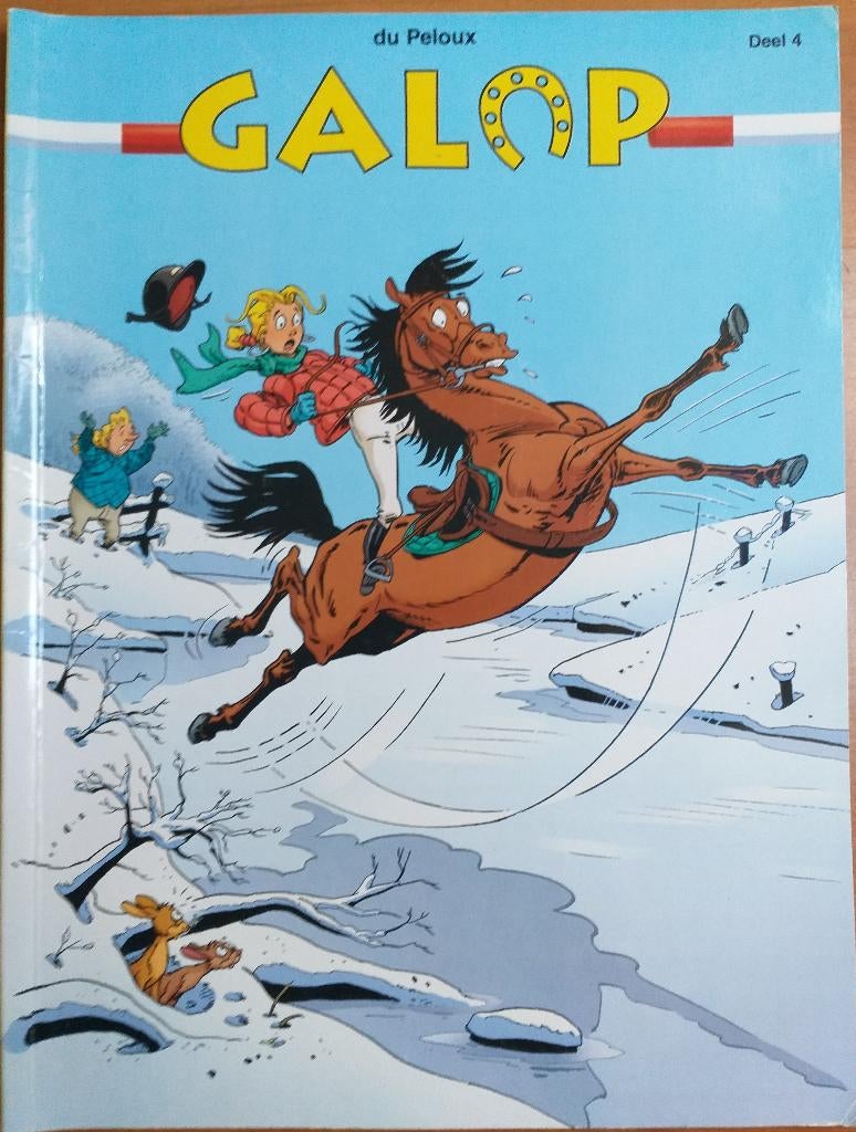 Paardenstrip Galop deel 4., Boeken, Eén stripboek, Ophalen of Verzenden, Zo goed als nieuw, Du peloux