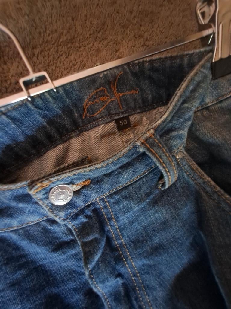 Motor spijkerbroek maat 50 - Nette staat, Onbekend, Blauw, Ophalen of Verzenden, W33 - W34 (confectie 48/50)