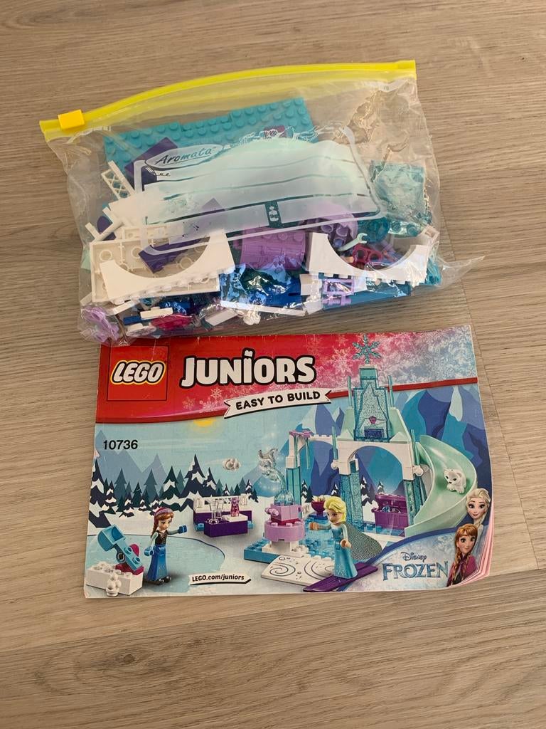 LEGO Juniors 10736 Frozen IJskasteel (zonder doos), Ophalen of Verzenden, Gebruikt, Complete set, Lego