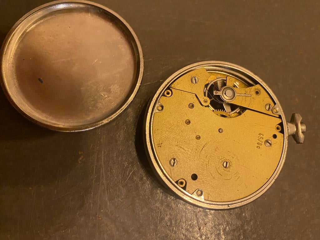 Antiek zakhorloge - Mechanisch uurwerk, Overige merken, Overige materialen, Zakhorloge, Ophalen of Verzenden