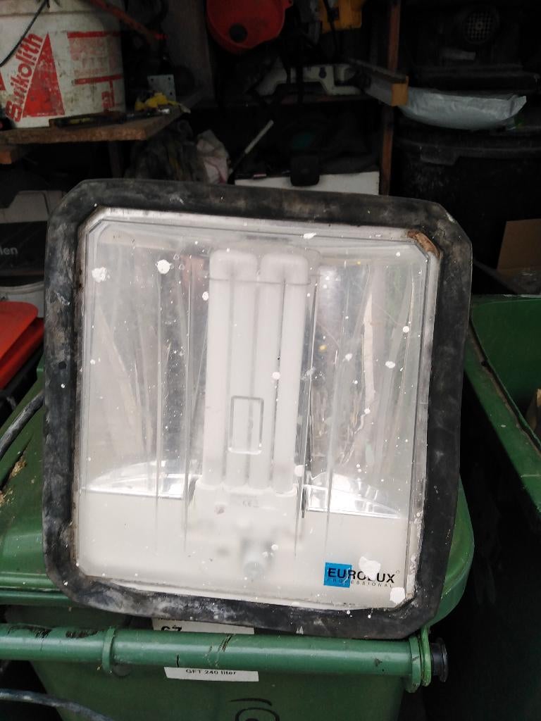 bouwlamp, Doe-het-zelf en Verbouw, Bouwverlichting, Ophalen, Gebruikt, Minder dan 50 watt, Lamp