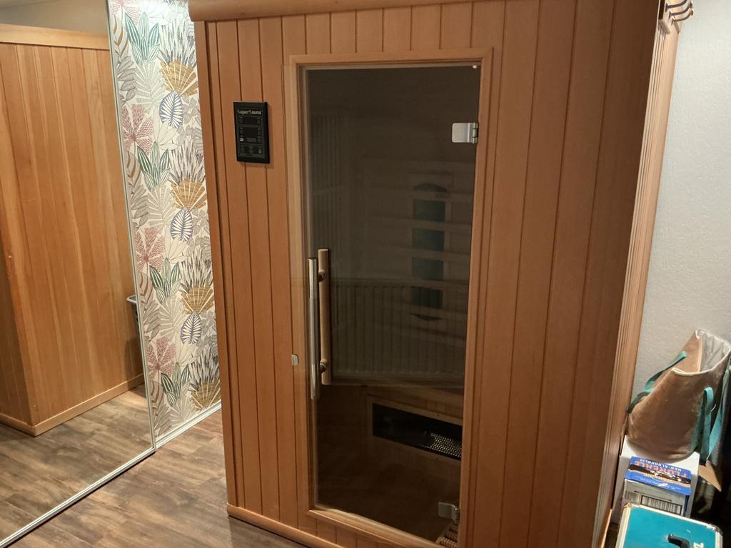 Super sauna infrarood, Ophalen, Zo goed als nieuw, Complete sauna