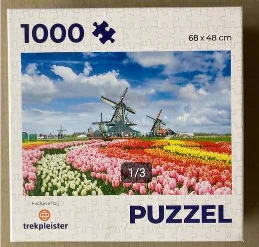 legpuzzel Holland - trekpleister - 1000 stukjes, Ophalen of Verzenden, 500 t/m 1500 stukjes, Zo goed als nieuw