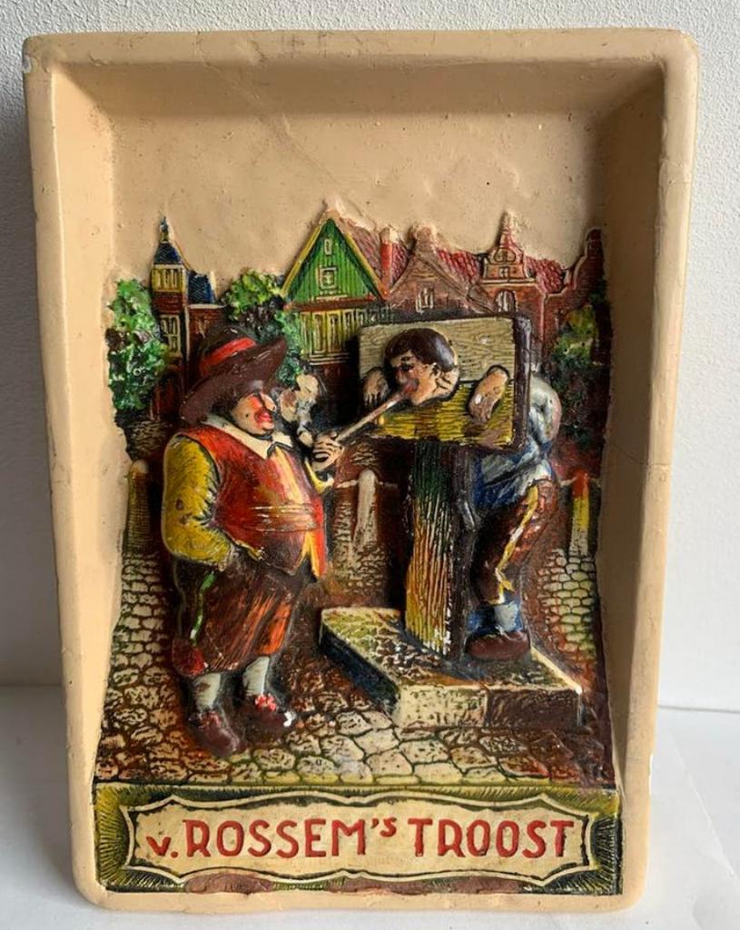 V. Rossem's Troost Tabak Rotterdam Wanddecoratie, Ophalen of Verzenden, Gebruikt