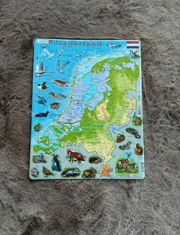 Puzzel Nederlandse Kaart, Verzenden, Minder dan 500 stukjes, Nieuw, Legpuzzel