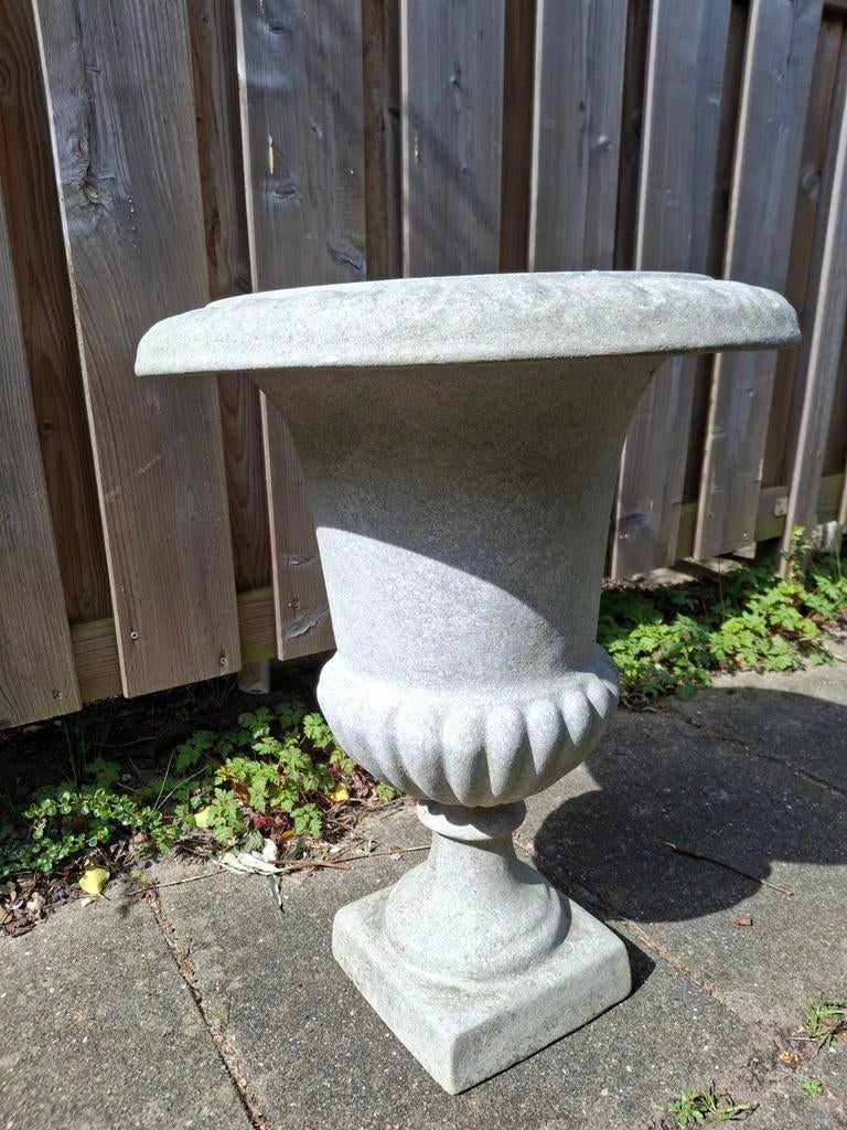 Plantenbak franse stijl grijs beton look, Tuin en Terras, Tuinvazen, Ophalen, Zo goed als nieuw