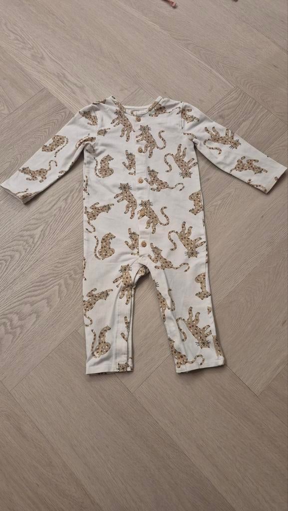 Boxpakje HEMA maat 74 met luipaardprint, Kinderen en Baby's, Babykleding | Maat 74, Meisje, Ophalen of Verzenden, Zo goed als nieuw