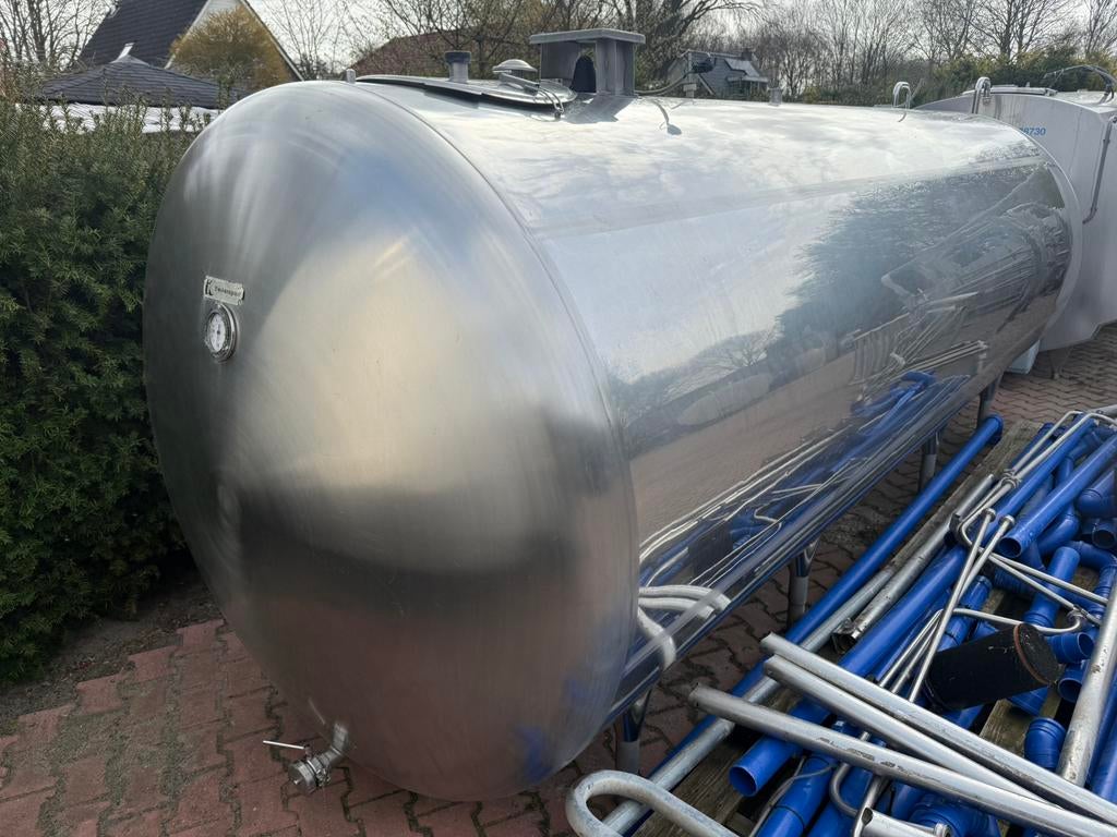 Melktank opslagtank rvs tank 8000 ltr, Ophalen, Zo goed als nieuw