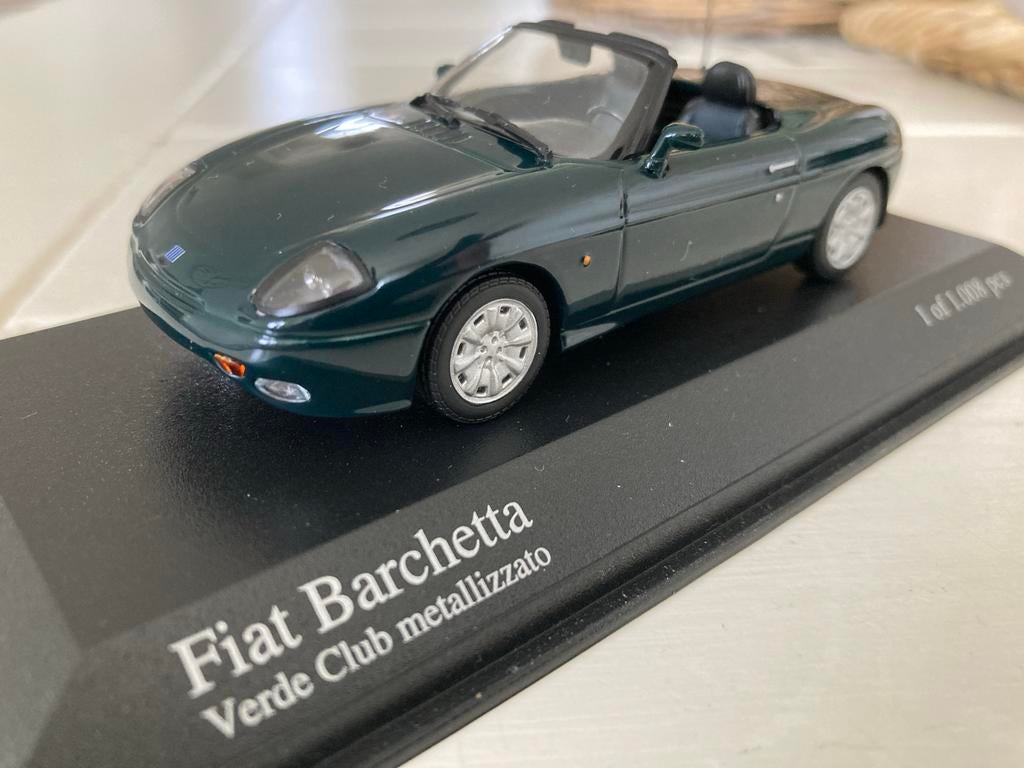 Fiat Barchetta Minichamps 1/43 Nieuw, Hobby en Vrije tijd, Ophalen of Verzenden, Nieuw, Auto, MiniChamps