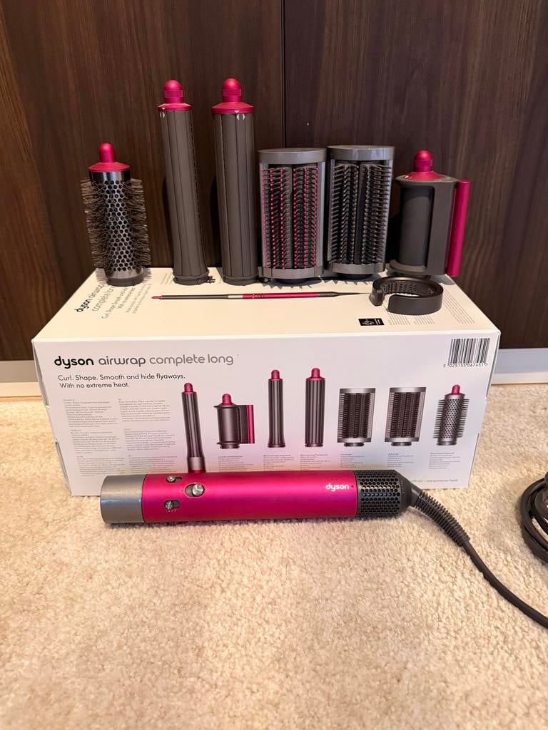 Dyson Airwrap Complete Long - Zo goed als nieuw!, Ophalen of Verzenden, Zo goed als nieuw, Haarverzorging