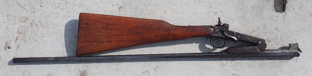 Antiek plooigeweer – Cockerill staal – kal .410 – verzamel, Ophalen of Verzenden