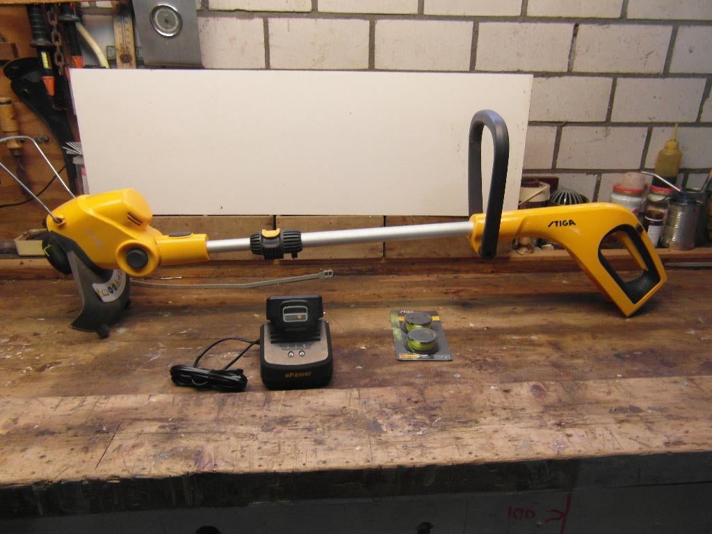 Streamer  STIGA 100E, Ophalen, Stiga, Accu, Zo goed als nieuw