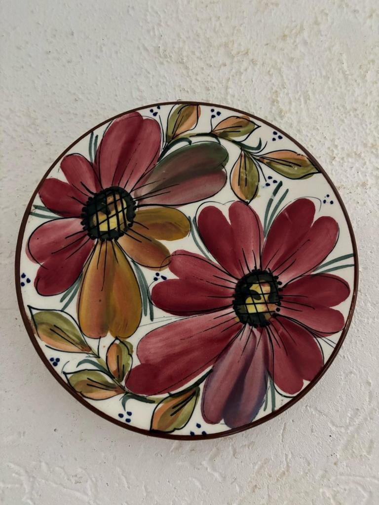 Spaans wandbord wandversiering doorsnede 20 cm, Ophalen of Verzenden