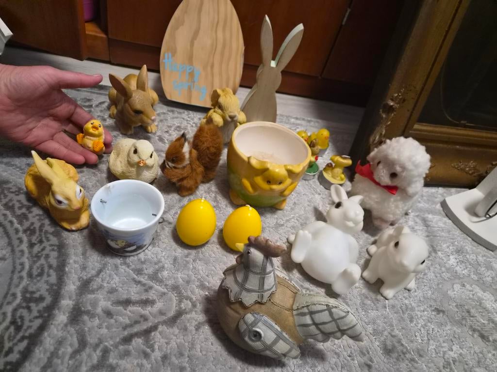 Lot spullen voor pasen en lente,, Diversen, Pasen, Ophalen