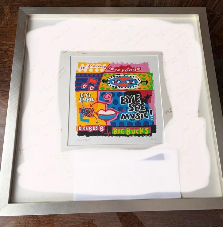 Prachtige ingelijste Marsman 8/10, Antiek en Kunst, Kunst | Schilderijen | Modern, Ophalen of Verzenden