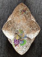 serveerschaal empire england met gouden bloem, Ophalen of Verzenden