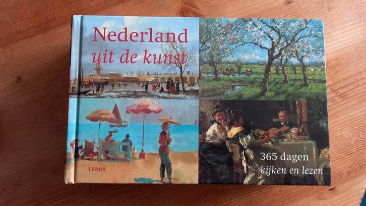 Nederland uit de kunst. 365 dagen kijken en lezen., Boeken, Kunst en Cultuur | Architectuur, Zo goed als nieuw, Overige onderwerpen