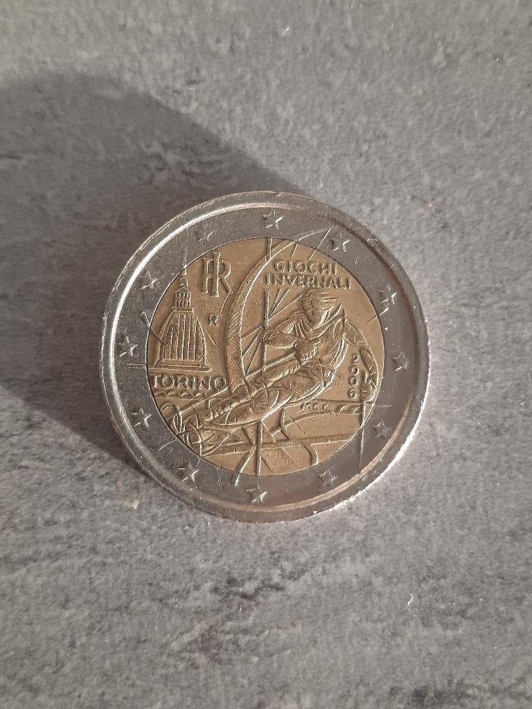 Munt 2 Euro - Italië 2006 - Spelen Torino, Postzegels en Munten, Munten | Europa | Euromunten, Ophalen of Verzenden, Italië, 2 euro
