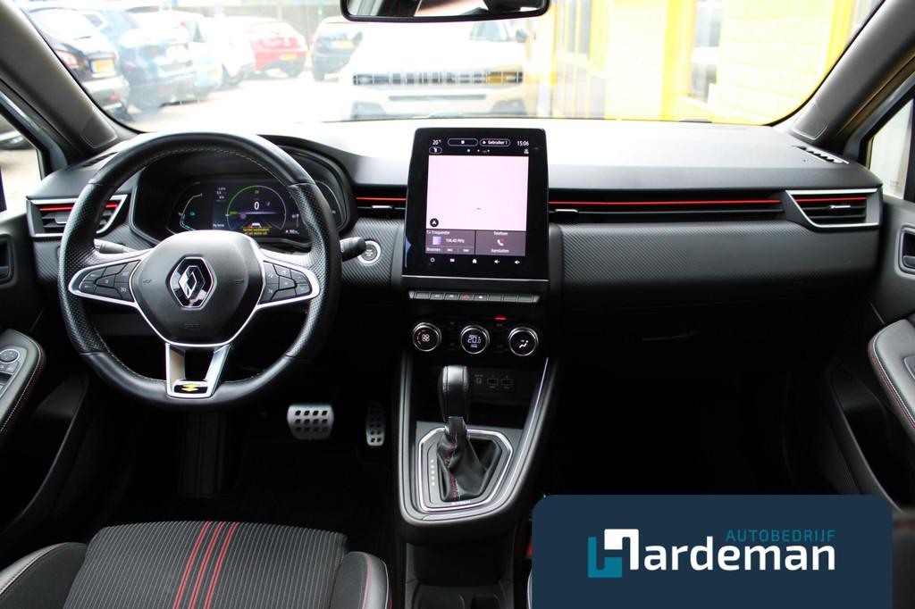 Renault Clio 1.6 E-Tech Hybrid 140 R.S. Line, Auto's, Renault, Gebruikt, Euro 6, 4 cilinders, Leder en Stof