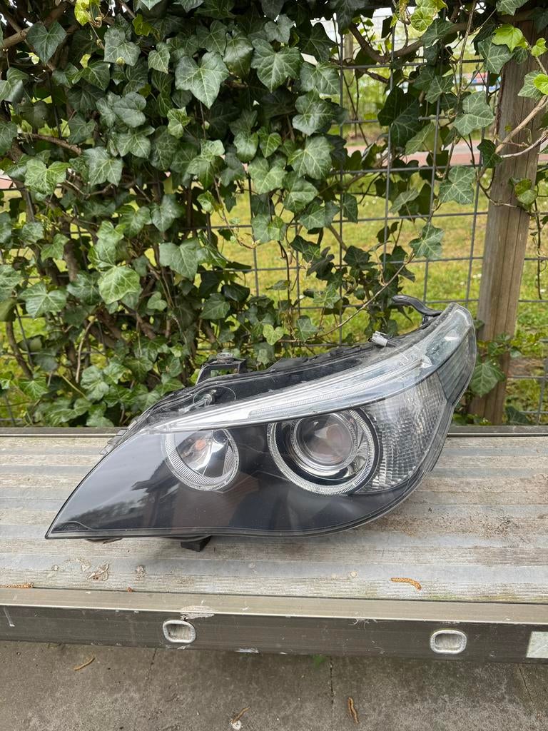 BMW 5-Serie E60 / E61 Linker Koplamp ZONDER XENON MODULE, Ophalen, Gebruikt, BMW