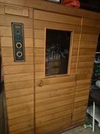 Compacte Infrarood Sauna - 120x100x180 cm - 2 Personen, Sport en Fitness, Sauna, Ophalen, Gebruikt, Infrarood, Complete sauna
