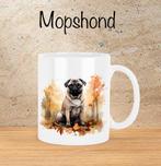Mopshond Herfstmok, Verzenden, Nieuw, Overige stijlen, Kop(pen) en/of Schotel(s)