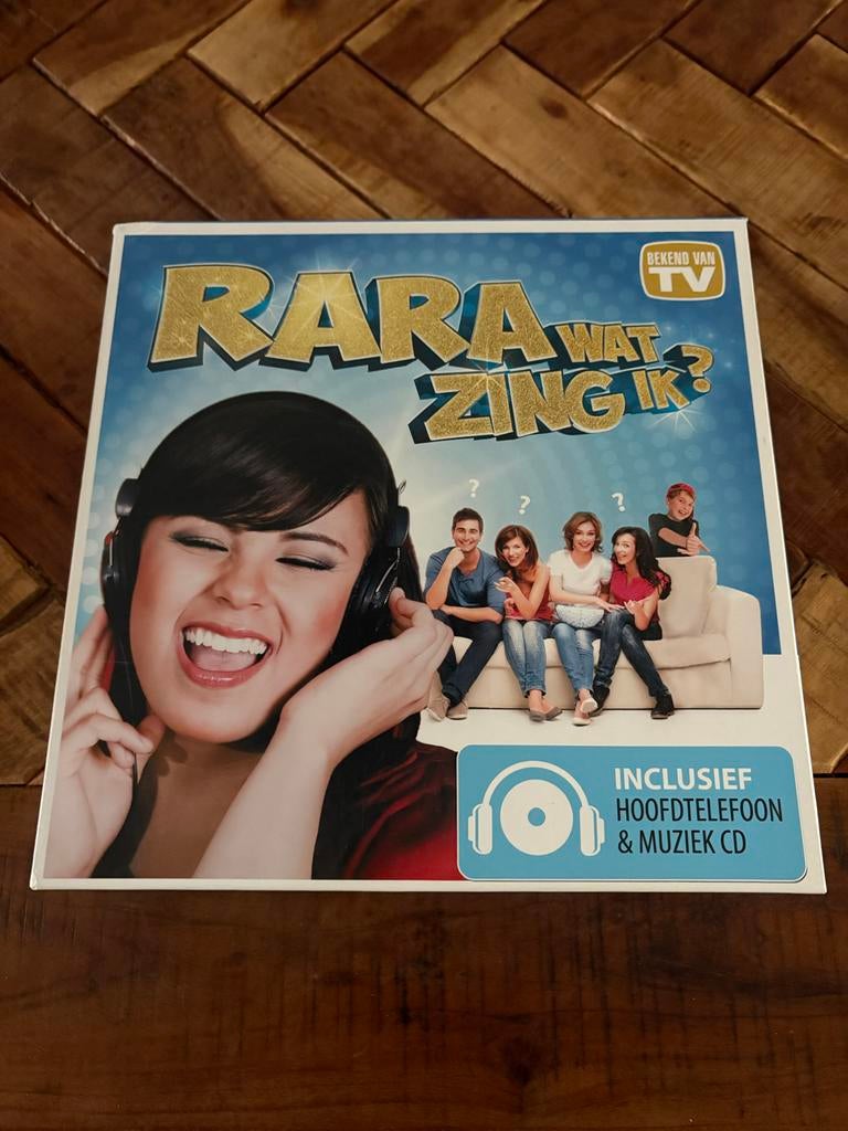 Ra Ra Wat Zing Ik? bordspel, Hobby en Vrije tijd, Gezelschapsspellen | Bordspellen, Drie of vier spelers, Ophalen of Verzenden
