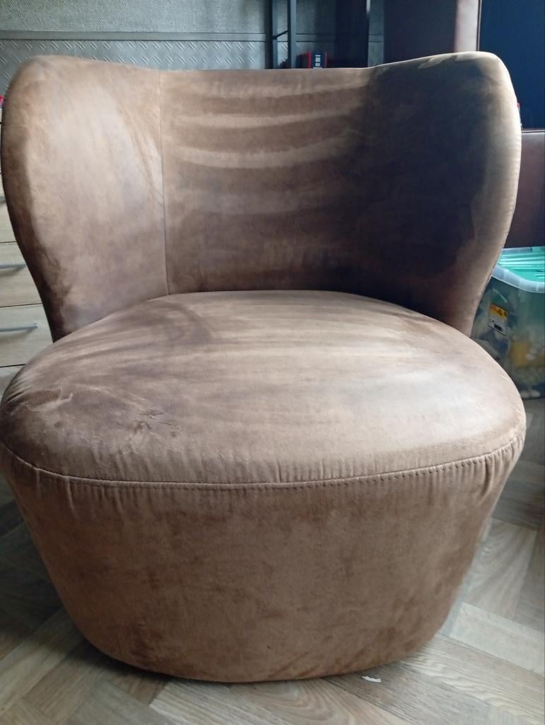 Comfortabele bruine fauteuil - Zo goed als nieuw, Huis en Inrichting, Fauteuils, Ophalen, Modern, Comfortabel, 75 tot 100 cm, Zo goed als nieuw