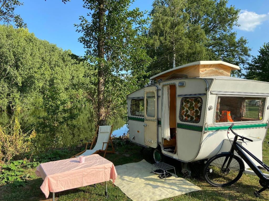 Otten Trekker DS uit 1973 - uniek vintage caravan - 3 pers., Overige merken, 2 aparte bedden, Luifel, Treinzit