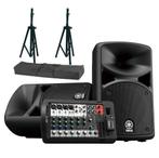 Gezocht Yamaha stagepas 500 compleet, Gebruikt, 120 watt of meer, Front, Rear of Stereo speakers, Ophalen