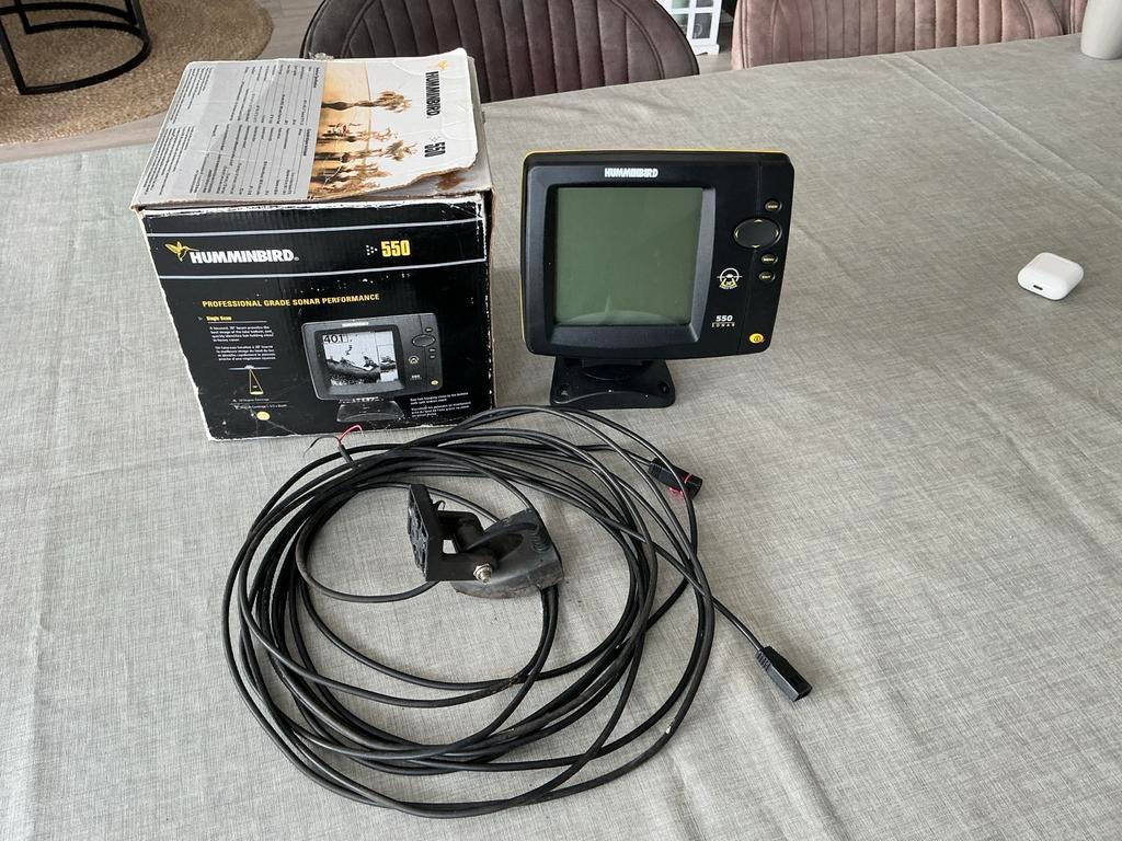 Humminbird Fishfinder 550 - Werkend van boot gehaald, Ophalen of Verzenden, Gebruikt