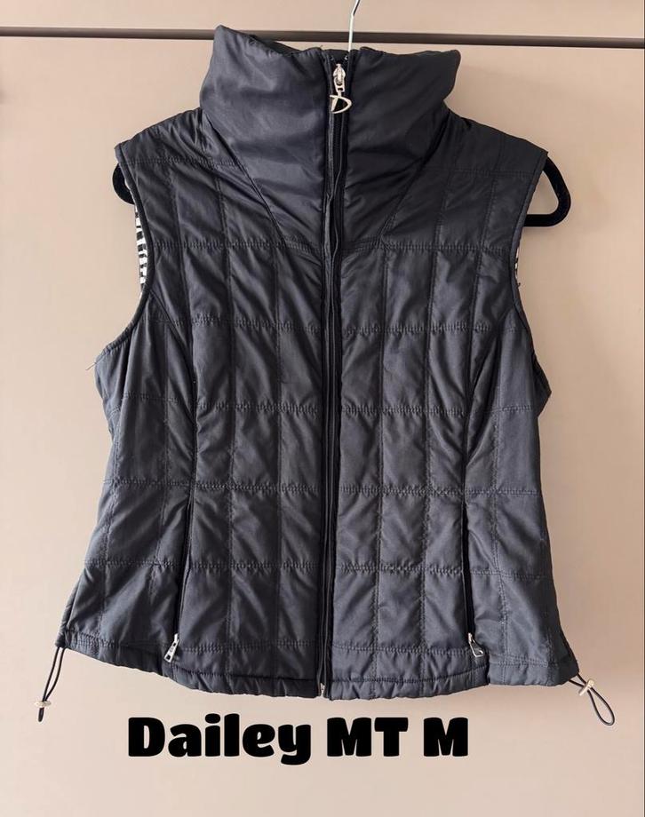 Dailey 🌹bodywarmer zwart zebra print 🌹maat M, Sport en Fitness, Golf, Zo goed als nieuw, Ophalen of Verzenden