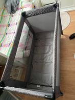 Prenatal Campingbedje met matras - Grijs met roze stippen, Ophalen, Gebruikt, 70 tot 85 cm, 140 tot 160 cm