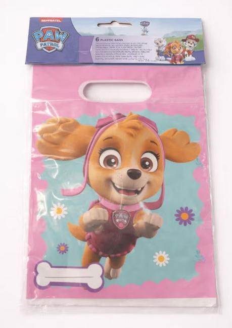 Paw Patrol uitdeelzakjes 6 stuks (nieuw in verpakking), Hobby en Vrije tijd, Feestartikelen, Nieuw, Versiering, Verjaardag, Ophalen of Verzenden
