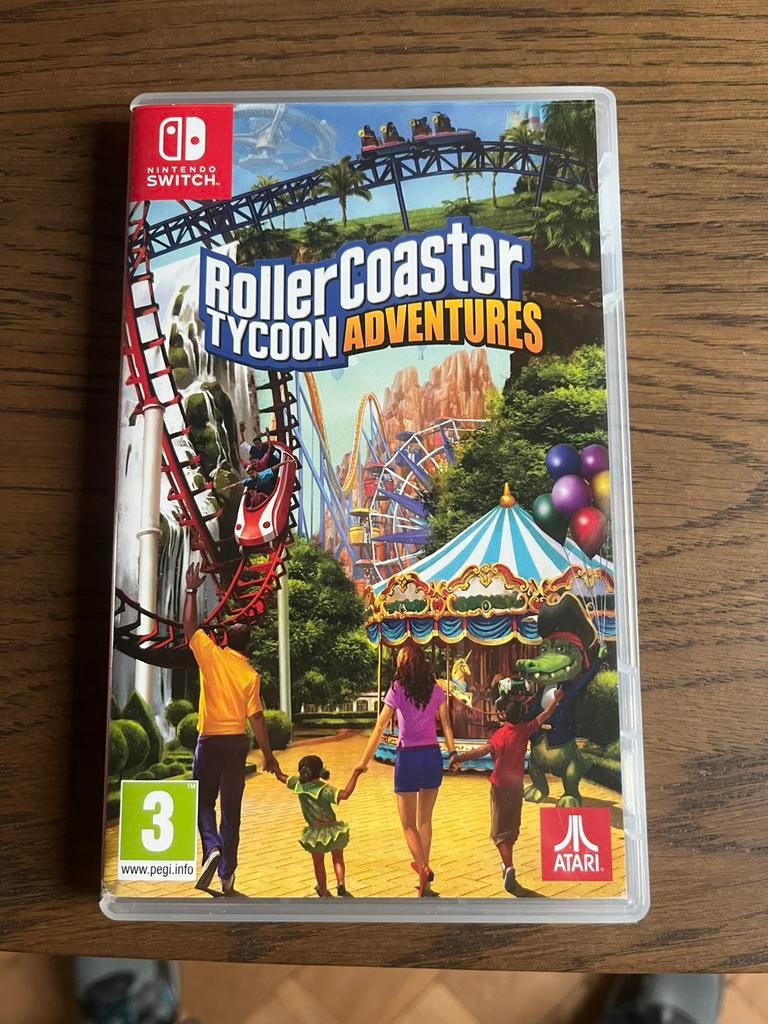 RollerCoaster Tycoon Adventures Nintendo Switch, 1 speler, Ophalen of Verzenden, Zo goed als nieuw, Vanaf 3 jaar