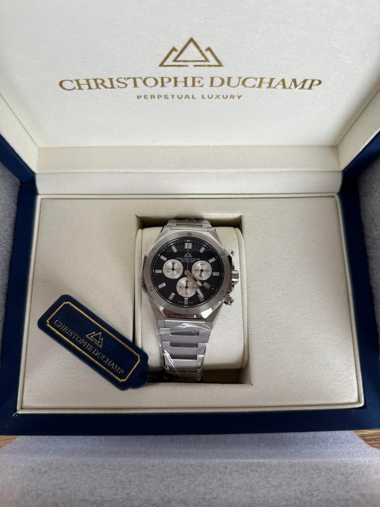 Christophe Duchamp  raidillon nieuw, Overige merken, Staal, Polshorloge, Nieuw