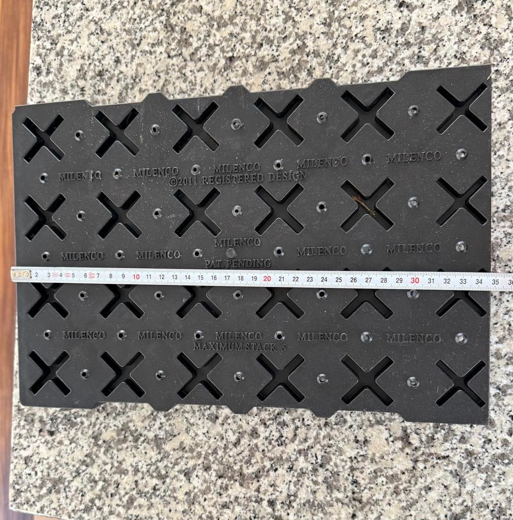 Camper niveau plaat 2 stuks, Ophalen of Verzenden, Zo goed als nieuw