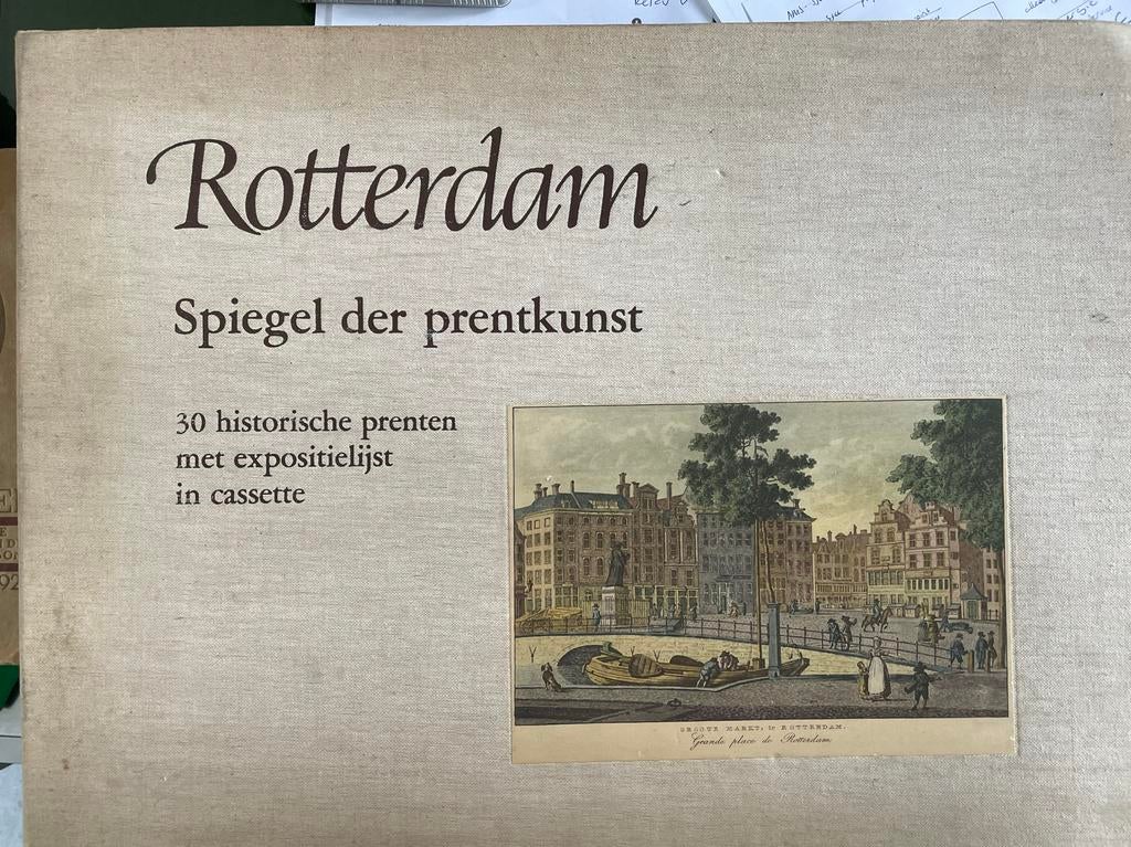 Rotterdam - Spiegel der prentkunst, 30 historische prenten, Antiek en Kunst, Ophalen of Verzenden