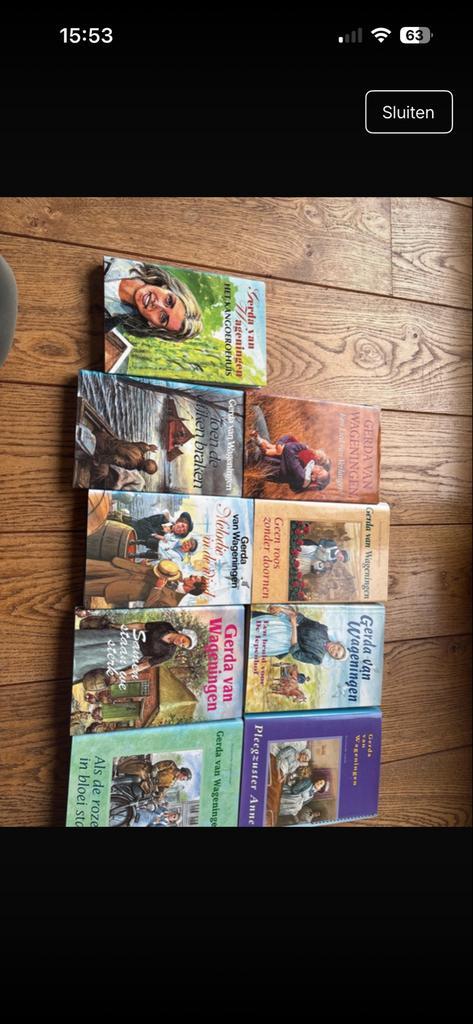9 Gerda van Wageningen boeken, Boeken, Romans, Gelezen, Nederland, Ophalen of Verzenden