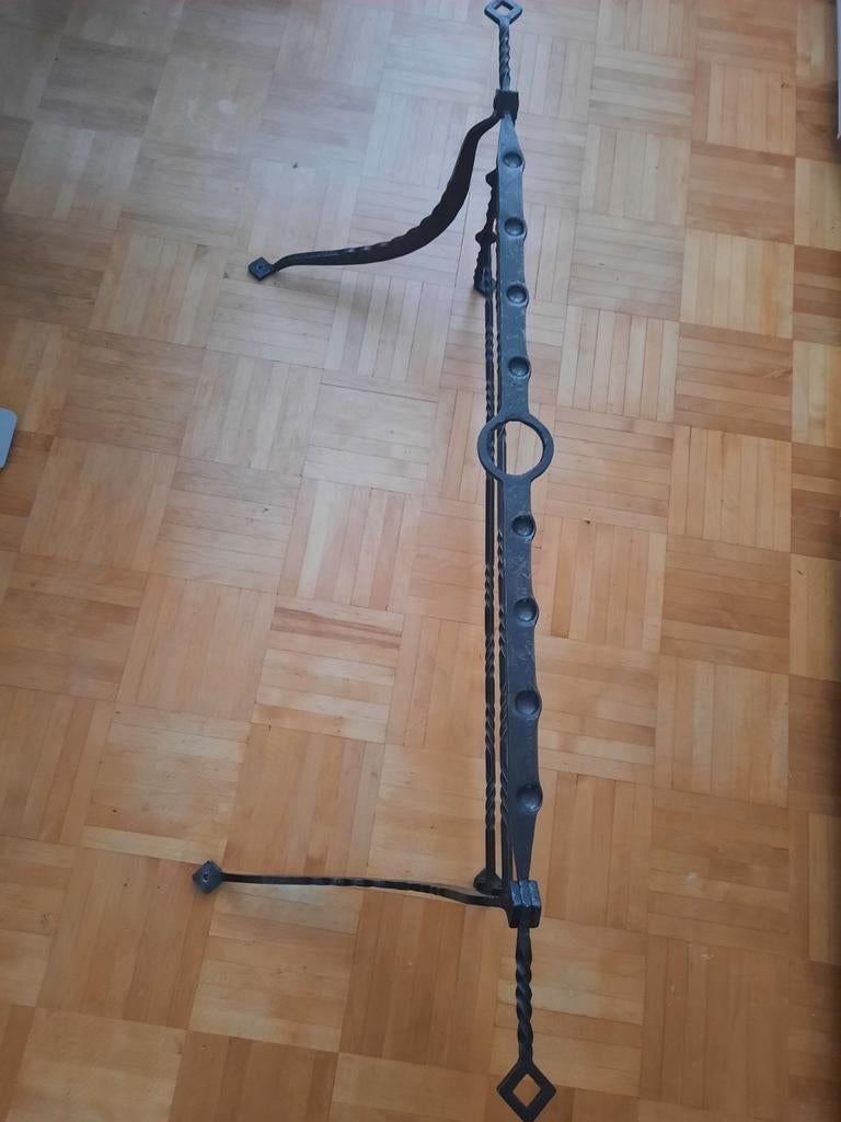 Kapstok smeedijzer., Ophalen