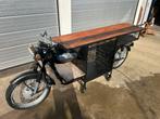 Unieke Bartafel van Vintage Motorfiets - Mancave/Tuin, Huis en Inrichting, Gebruikt, ., Ophalen of Verzenden, .