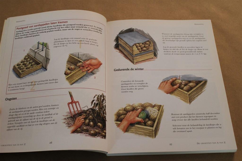 Groenten en kruiden kweken Compleet Handboek., Ophalen of Verzenden, Gelezen, Moestuin